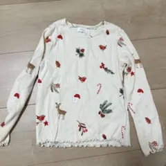 NEXT クリスマス柄 Tシャツ 2-3歳