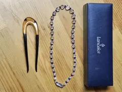 Lancelot クリスタルビーズネックレス