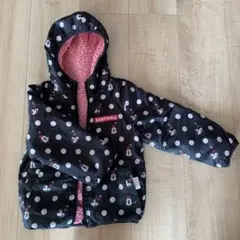 BABYDOLL 水玉模様 ダウンコート 100cm