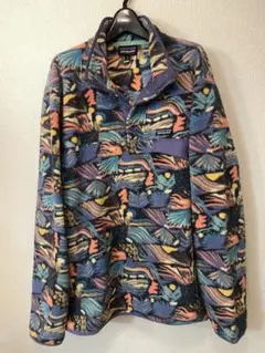 Patagonia シンチラ スナップT フリース 総柄 XL