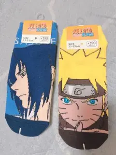NARUTO疾風伝 ソックス 2足セット 23-25cmのサムネイル