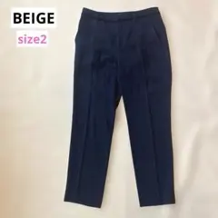BEIGE. Cindy クロップドパンツ バイカラー ネイビー サイズ2のサムネイル