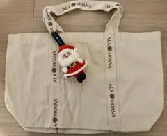 ハワイ アラモアナ　トートバッグ　サンタ付き　hawaii エコバッグ