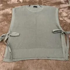 Capsule Color グレー ニットベスト M