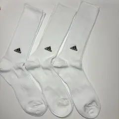 adidas ホワイトソックス 3足セット 24-26cm
