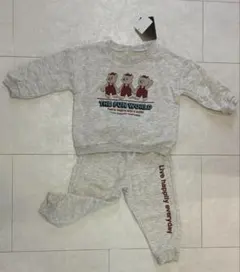 クマ　スウェット　セット　セットアップ　90 トレーナー　パーカー　mtm