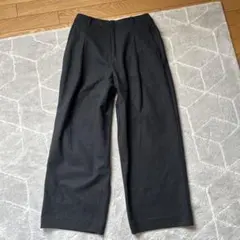 UNIQLO ブラッシュドジャージータックワイドパンツ Lサイズ