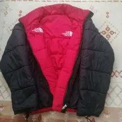 THE NORTH FACE ダウンジャケット 黒/赤