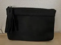 shu uemura 黒ポーチ フリンジ付きのサムネイル