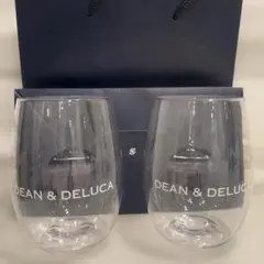 【新品・未使用】DEAN&DELUCA グラス　２個セット