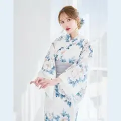 Dita 浴衣 水彩の勿忘草色 - メルカリ
