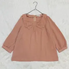 earth music＆ecology トップス リボン ブラウス【A-1】