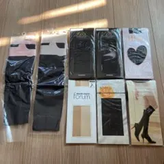 ハイソックス　　オーバニー　（黒　肌色）リボンハイソックス