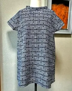 Giemon ギエモン ぎえもん 久留米絣 あっぱっぱ カットソー 藍染め