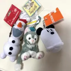 【新品】東京ディズニー ジェラトーニ オラフ ミッキー キーホルダーセット