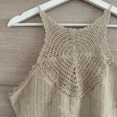 H&M 編みキャミソール クロシェ編みのサムネイル