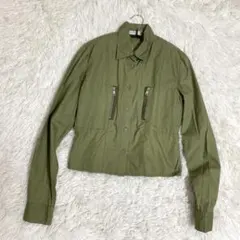 カステルバジャック　シャツ　長袖　42 モスグリーン　レディースのサムネイル