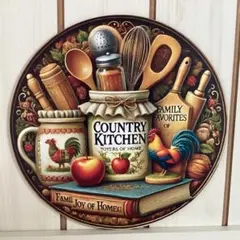 A-147 COUNTRY KITCHEN インテリアプレート 現品限りのサムネイル