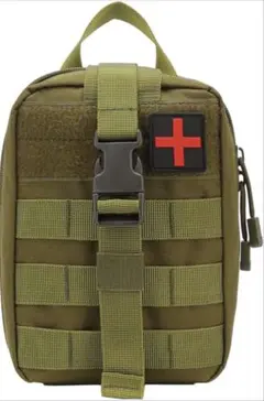 MOLLE 호환 의료용 파우치 서바이벌 게임 응급 처치 가방 그린