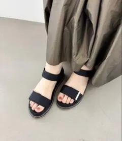 【美品】WA ORiental TRaffic サンダル 黒 22.5〜23.5のサムネイル