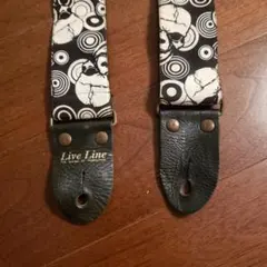 Live Line ギターストラップ スカルデザイン