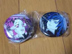 鬼滅の刃 鬼殺隊缶バッジ 冨岡義勇 胡蝶しのぶセット