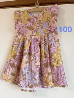 花柄 ワンピース ピンク 3歳 100cmのサムネイル