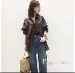 L'Appartement★Lisiere RAMIE LINEN SHIRTのサムネイル