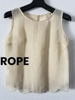 2026年最新】ROPE カラー：ベージュ系 レディース ノースリーブ シャツ 