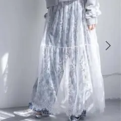 スカート　レイヤード