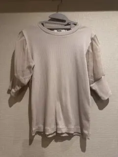 AZUL BY MOUSSY シアー袖リブカットソーのサムネイル
