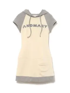 andmary Mary logo mini dress gray - メルカリ