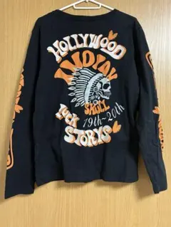 BLACK FLAME ロングTシャツ　ブラックフレイム