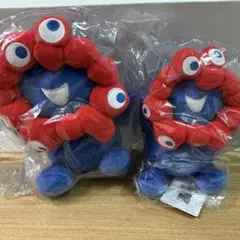 万博限定 ミャクミャク コラボ ガチャピン & ムック ぬいぐるみセット