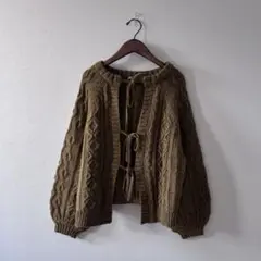 fig london 2wayニットカーディガン