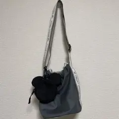 ディズニー ショルダーバッグ 巾着 ポーチ付き ミッキーシェイプ ポシェット