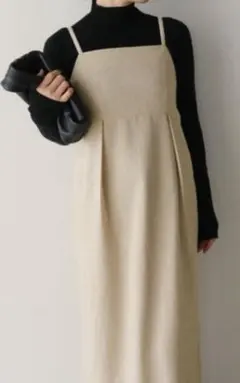 select MOCA by sonキャミワンピース ロング丈 ベージュLサイズ