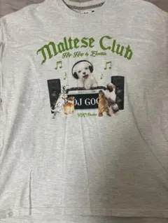 Wai Kei ワイケイ MalteseDJ マルチーズ 長袖Tシャツ