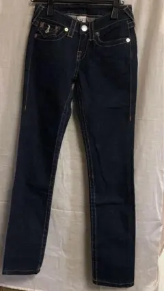 ☆美品☆ TRUE RELIGION 濃紺 ストレッチデニム スキニーフィット 