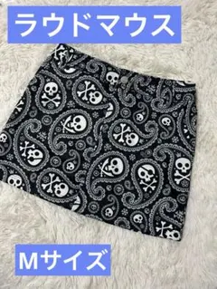 ラウドマウス　中綿スカート　Mサイズ★ペイズリー＆スカル　温かい