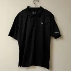 【美品】HEAD 半袖ポロシャツ　Lサイズ ブラック