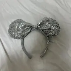 ディズニー ミッキー風シルバーカチューシャ