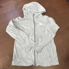 NIKE フルジップパーカー グレー キッズLサイズ