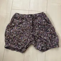 Samansa Mos2 Lagom花柄コーデュロイ ハーフパンツ 120