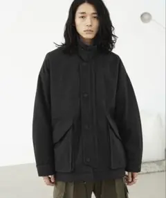 WYM LIDNM “KERSEY MELTON FLIGHT BLOUSON”