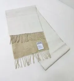 《新品》LOEWE 2トーン フリンジ マフラースカーフ