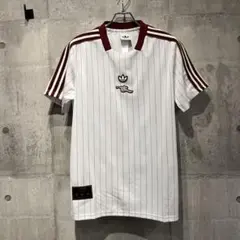 超美品】アディダス×アーセナル ICON長袖ポロシャツ M トレフォイル 白