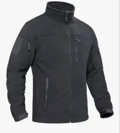 新品未使用 ミリタリー フリースジャケット ダークグレー