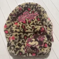 ディズニーミニーヒョウ柄リュックのサムネイル