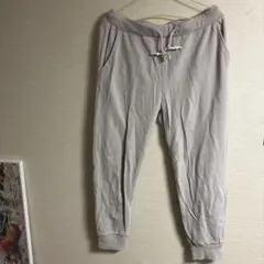 ライトグレー ジョガーパンツ L